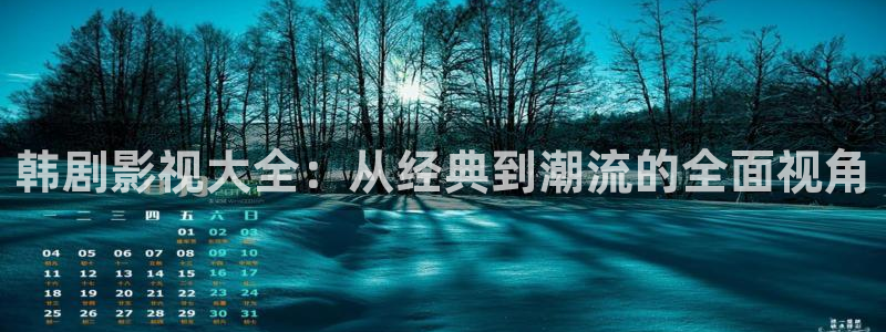 柏芝欧美影院：韩剧影视大全：从经典到潮流的全面视角